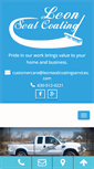 Mobile Screenshot of leonsealcoatingservices.com